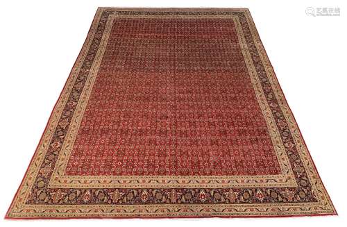Large Persian Tabriz carpet