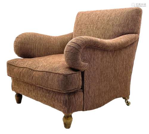 Howard style club armchair