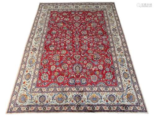 Large Fine Persian Kashan rug