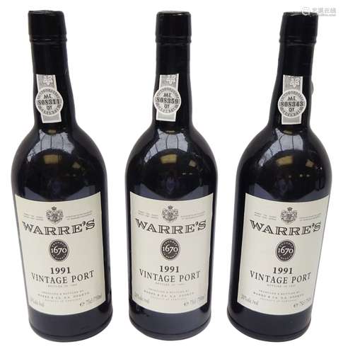 Warre's 1991 vintage port