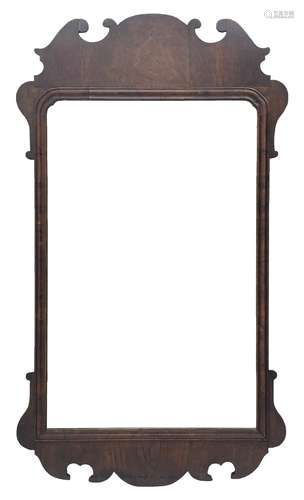 George II walnut mirror