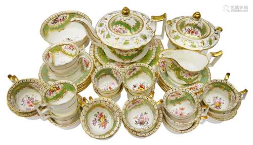 19th century English porcelain tea service