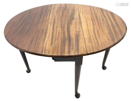 George III mahogany pad foot table