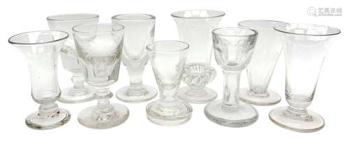 Group of 18th/19th century drinking glasses