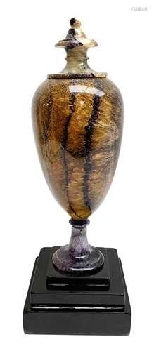 Early 19th century Blue John urn