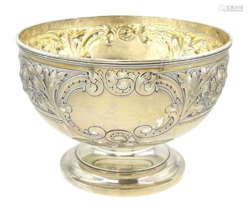 Edwardian silver footed bowl