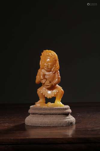 SHOUSHAN STONE FIGURE SEAL, SHANG JUN MARK