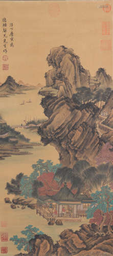 TANG YIN, CHINESE LANDSCAPE AND FIGURE PAINTING