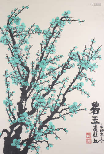 CHINESE PLUM BLOSSOM PAINTING