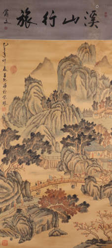 CHINESE LANDSCAPE AND FIGURE PAINTING