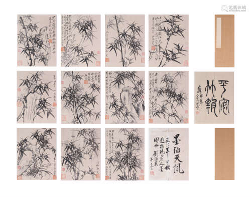 ZHENG BANQIAO, CHINESE BAMBOO PAINTING ALBUM