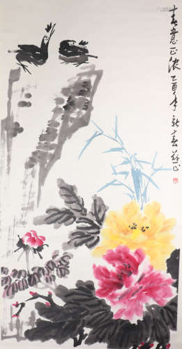 CHINESE FLOWER AND BIRD PAINTING