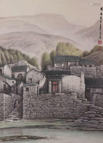 SONG JIANG, CHINESE CANAL TOWN IN SOUTH CHINA PAINTING