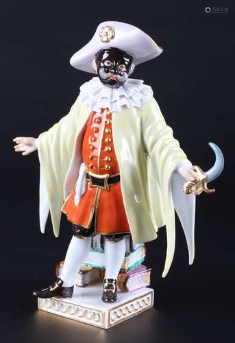 Meissen Dottore aus der Commedia dell'Arte, porcelain figure...