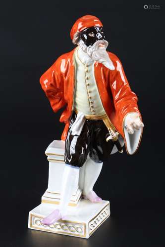 Meissen Pantalone aus der Commedia dell'Arte, porcelain figu...