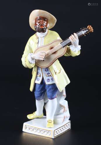 Meissen Boaro aus der Commedia dell'Arte, porcelain figure,