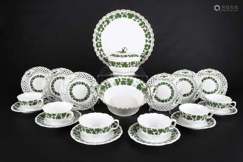 Meissen Weinlaub Teeset, tea set,