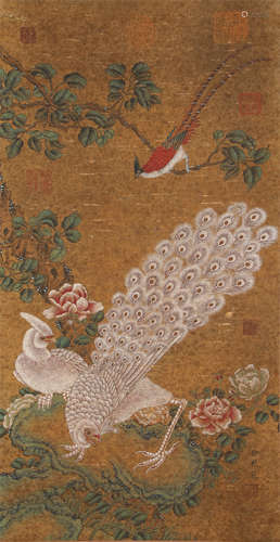 China Xu Xi- Flower and Bird Vertical axis