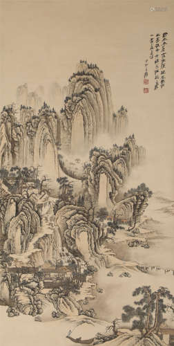 China Zhang Daqian－ Landscape Hanging Scroll