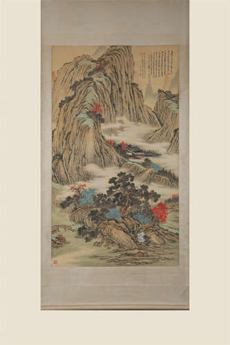 China Zhang Daqian－ Landscape Hanging Scroll