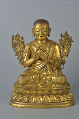 Bronze Gilt Buddha Statue