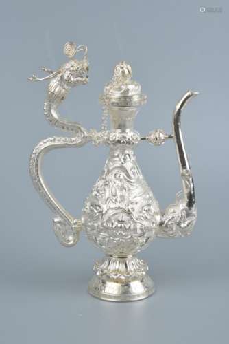 Silver decanter