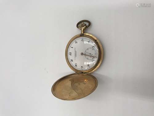 Swiss 14ct gold pocket watch