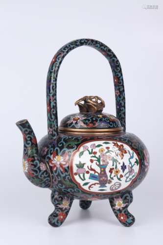 Cloisonné pot