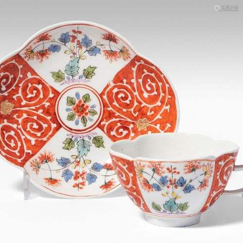 Meissen, Tasse mit Untertasse