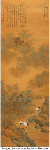 Attributed to Zhang Boju (Chinese, 1898-1982) Cr