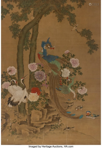 Attributed to Lv Ji (Chinese, 1429-1505) Phoenix