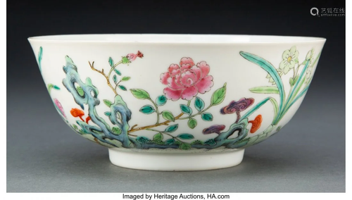 A Chinese Famille Rose Bowl Marks