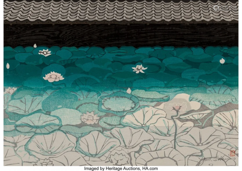 Jun'ichirÅ Sekino (1914-1988) Lotus Pond, 1969