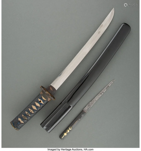 A Japanese Shinto Samurai Sword Tanto Marks