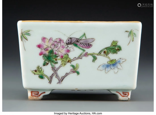 A Chinese Famille Rose Brush Washer, Qing Dynast