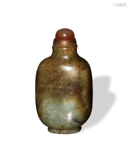 Chinese Jade Snuff Bottle, 18-19th Century十八/十九世纪 玉鼻...