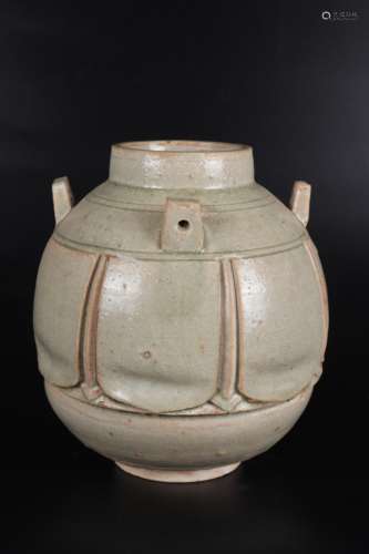 Celadon four-series jar