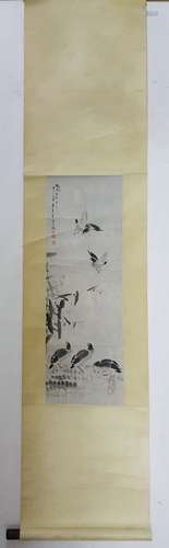 Chinese Scroll Painting,Wu Qingxia(1910-2008)