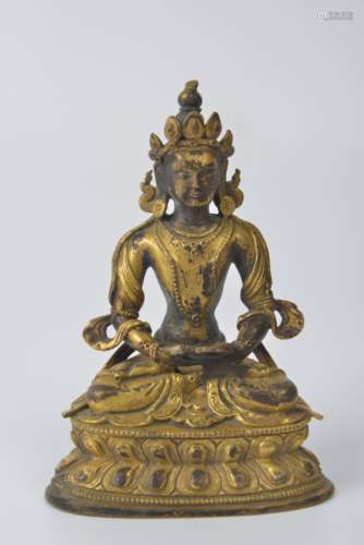 Bronze and Gilt Statue of Buddha