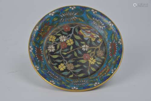 Cloisonné plate