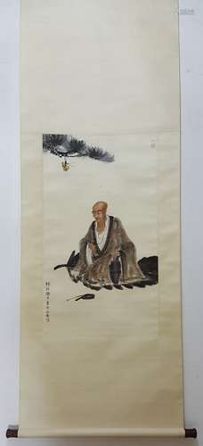 Chinese Scroll Painting,Fu Baoshi(1904-1965)