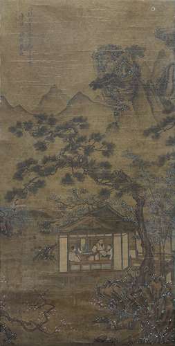 Dai Jin Visiting a Friend with a Qin Scroll on Silk