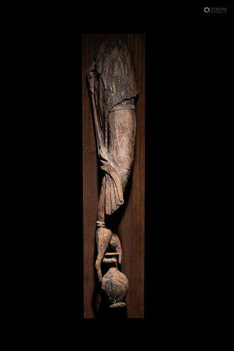 A Carved Wood Arm of Guanyin