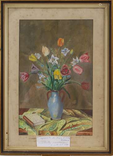 Frantz Kinnen (1905-1979) Artiste peintre luxembourgeois Gou...
