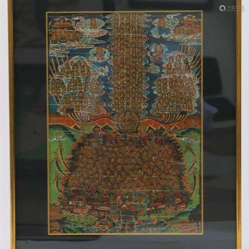 Thangka de Bouddha 