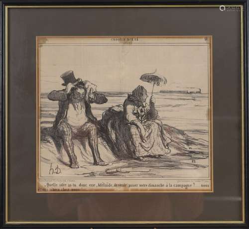 Honoré Daumier (1808-1879) Artiste et caricaturiste français...