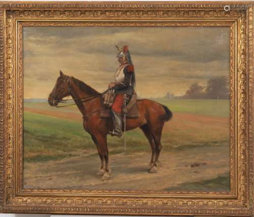 Francois Ponsin (1845-1915) Artiste peintre français Huile s...