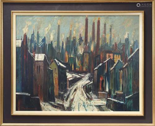 « Hauts fourneaux » de Jean-Pierre Thilmany (1904-1996) Arti...