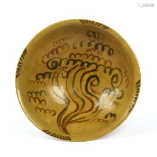 A large Changsha kiln bowl,Tang Dynasty
唐代长沙窑大碗