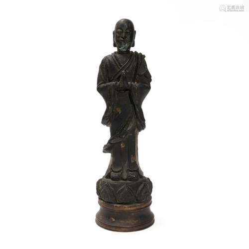 A statue of an arhat, Yuan Dynasty
元代罗汉像